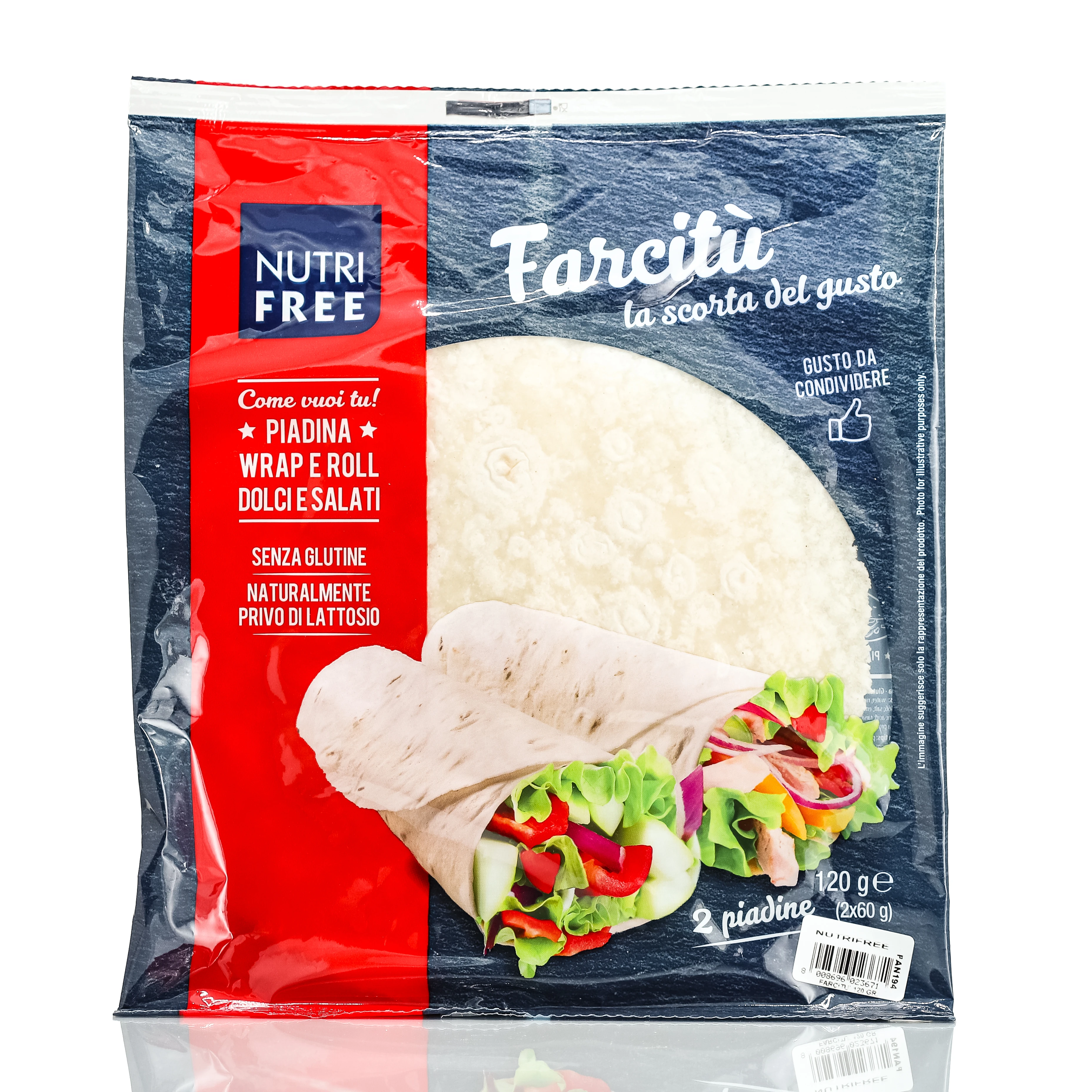 Tortilje Farcitu la scorta del gusto (sert. bez glutena) 120 g Nutrifree